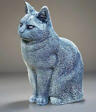 READY TO POST Fibreglass And Latex Mould Of A Sitting Cat 29cm/ 22cm