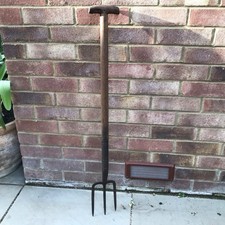 Vintage Antique garden farm border ladies fork