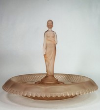 Vintage Pink / Peach Art Deco