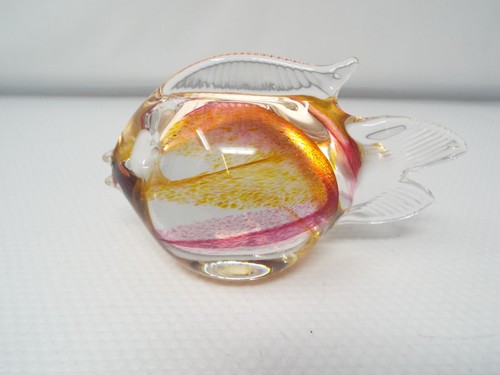 Caithness fish paperweight - fish,