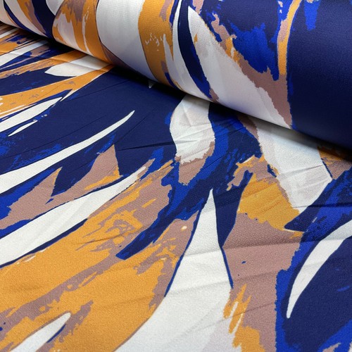Navy caramel abstract - caramel,