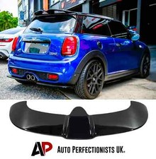 Mini Cooper F55 F56 JCW Style Gloss Black Rear Roof Spoiler Wing Lip Kit 2013-18