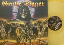 Grave Digger Knights Of The Cross 2 LP GF UK CLEAR VINYL 2013 Back On Black NM