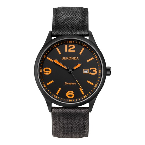 Sekonda gents black padded - black,