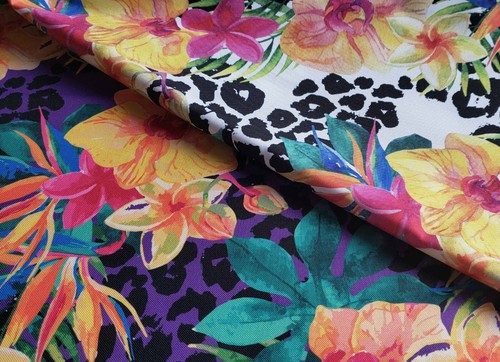 Orchids water resistant canvas - orchids,