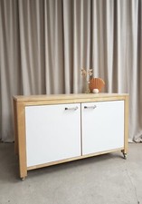 Vtg Mid Century Modernist Style Ikea Varde Sideboard Kitchen Cupboard R426
