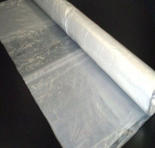 Clear 25m builders polythene - ,