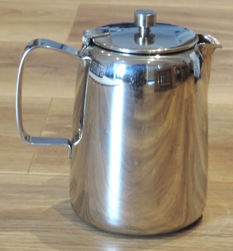 Chrome finish coffee - chrome, pot
