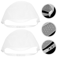 2pcs Silicone Hair Coloring Hats Reusable Highlighting Caps for Professional Use