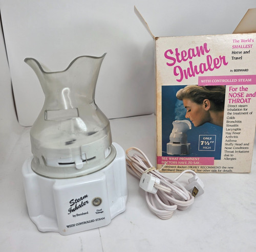 Vintage bernhard steam inhaler - steam,