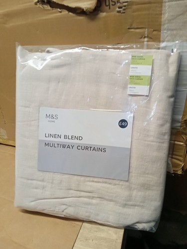 Linen blend multiway curtains - blend,