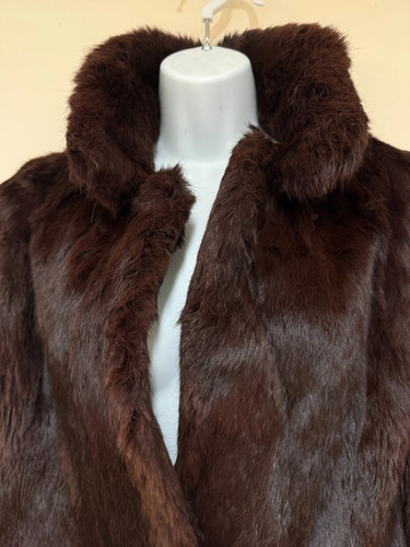 Vintage brown real fur - vintage,