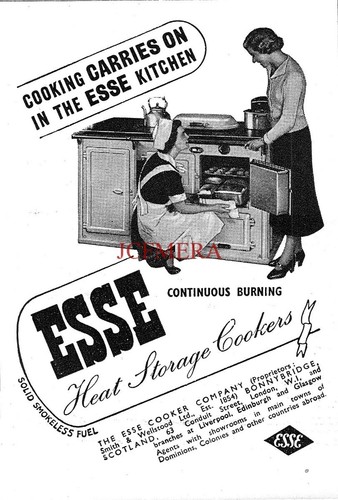 Esse heat storage cooker range - cooker,