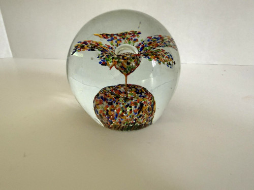 Paperweight multicolor art - paperweight,