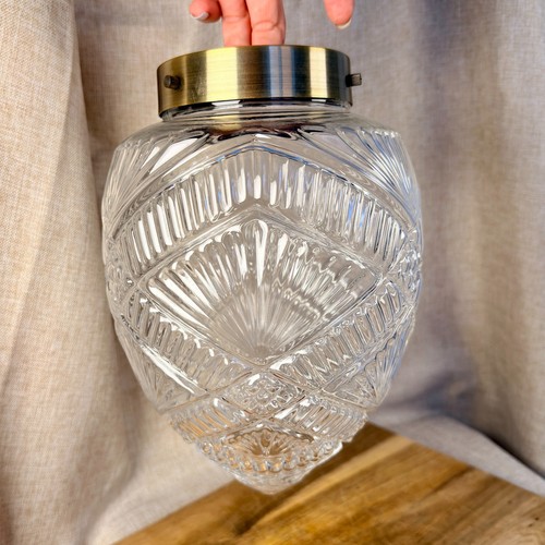 Vintage style clear pressed - style,