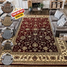 Non Slip Large Traditional Rugs Bedroom Carpet Living Room Hallway Runner Rug