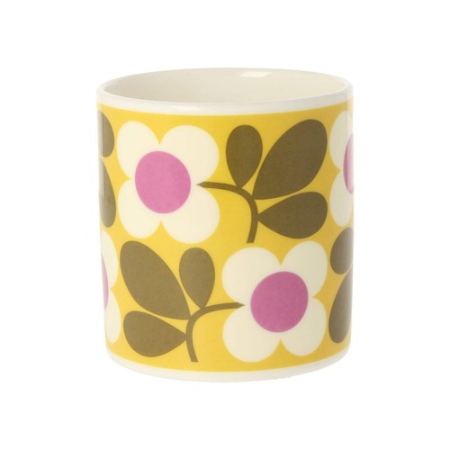 Orla kiely floret yellow mug - orla,