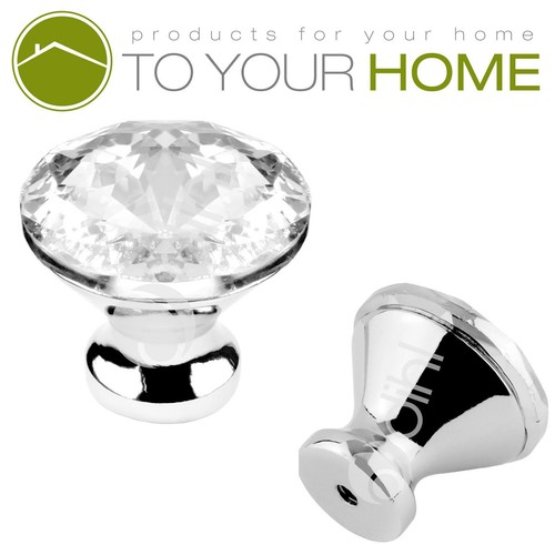 Diamond crystal door knobs - crystal,