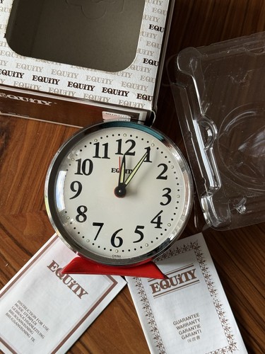 Vintage equity alarm - equity, clock
