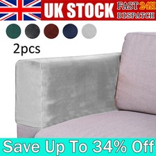 2x Removable Arm Stretch Sofa