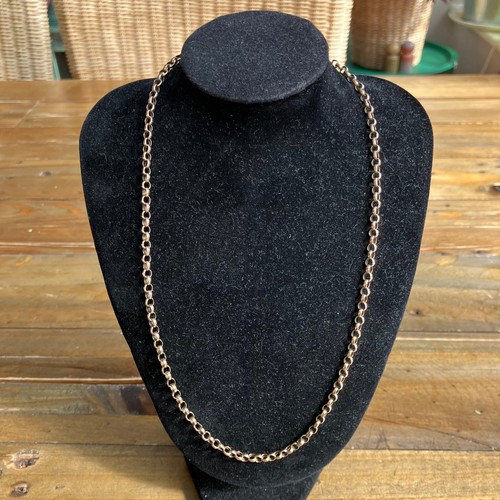 9ct gold belcher link - (rolo),