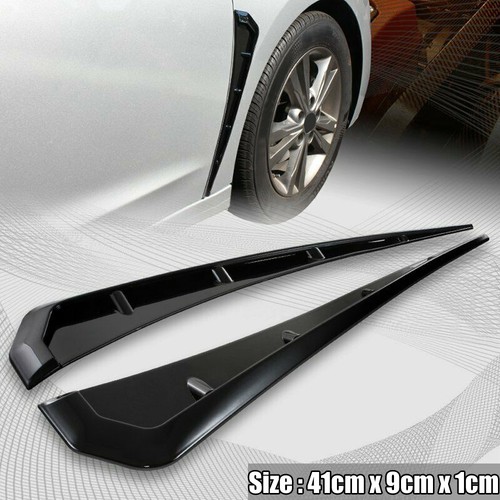 2pcs glossy black car side - 2pcs,