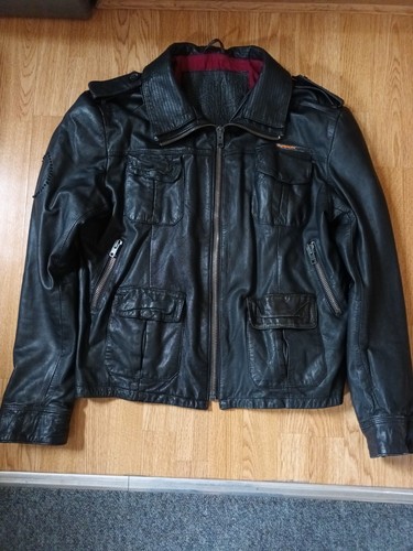 Superdry brad leather jacket - superdry,