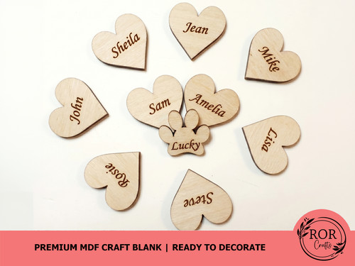 Personalised engraved wooden - engraved,