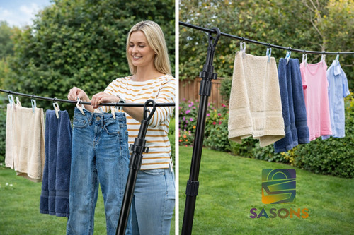 Heavy duty telescopic clothes - telescopic,