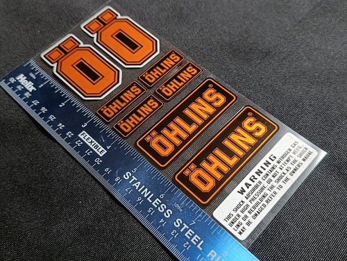 Ohlins decals sticker - ohlins, decals/sticker