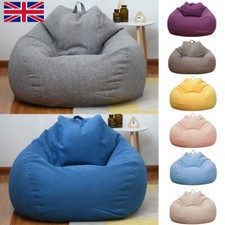 Large Bean Bag Cover Chair Indoor Adult Kid Teens Couch Sofa·Lazy·Lounger UK.