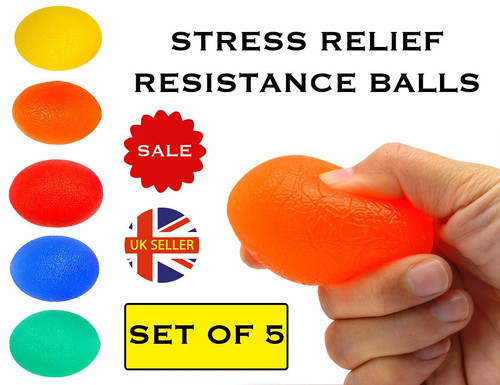 Hand therapy balls set - set, 5