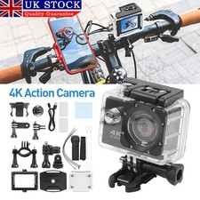 4K Sport Go Pro 170° Action Camera Ultra HD 20MP WiFi Waterproof Remote Control