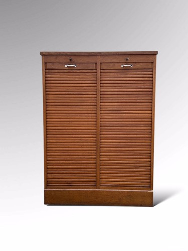 Vintage french tambour fronted - vintage,