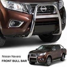 Bull Bar A Bar To Fit Nissan Navara D23 / NP300 2016+ Stainless EU UK APPROVED