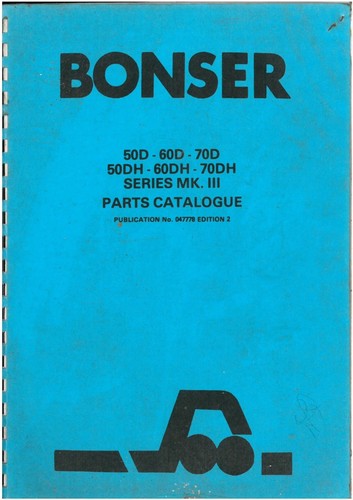Bonser forklift truck 50d - forklift,