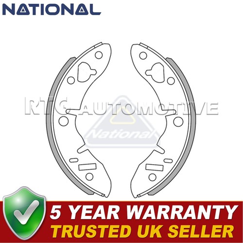 National rear brake shoes - shoes, set
