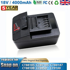 for Snap on Battery 18V 4.0Ah