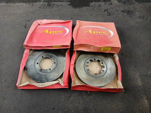 Pair front brake - of, discs