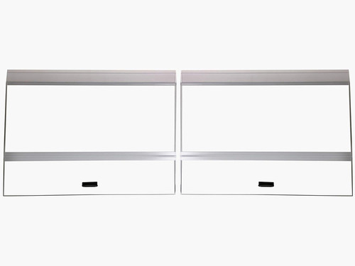 48x18 glass canopy piece - piece, set