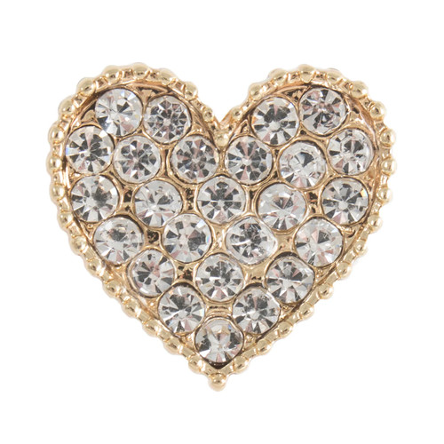 Trimits metal diamante heart - diamante,