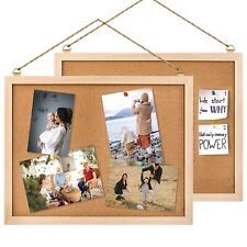 NATURAL CORK BOARD PIN MESSAGE NOTICE BOARD WOODEN OFFICE MEMO SCHOOL PIN BOARD