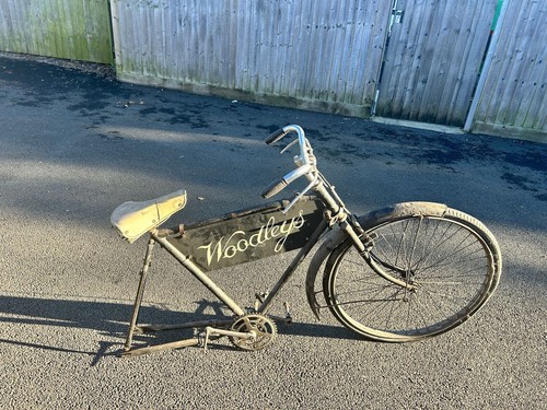 Old raleigh butchers push bike - push,