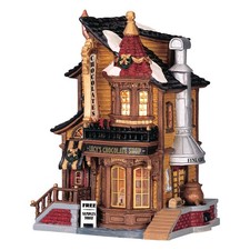 Lemax Lucy's Chocolate Shop Christmas Caddington Village Building 45052
