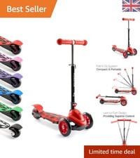 Red Kids 3-Wheel Tri Scooter