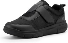 FitVille Mens Extra Wide Fit Diabetic Shoes with Adjustable Strap Breathabl UK 6