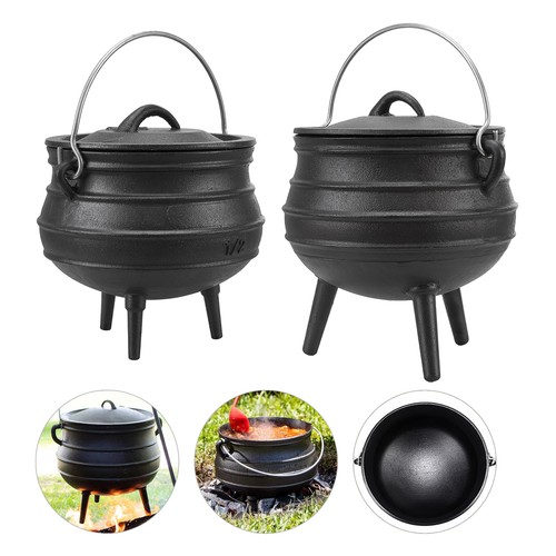 Cast iron potjie stew pot - iron,
