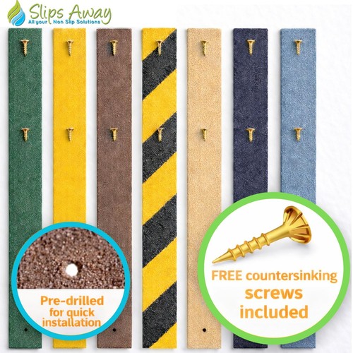 Non slip decking strips - non-slip,
