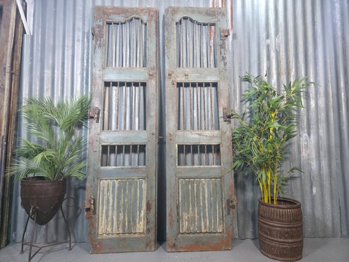 Pair vintage rustic indian - rustic,