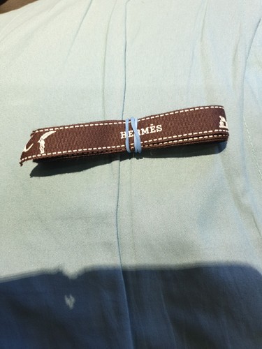 Hermes ribbon for - silk, tie